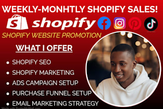 do shopify marketing to boost store sales and website traffic