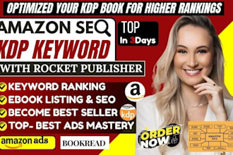 optimize amazon ebook SEO amazon KDP ads and kindle ebook marketing