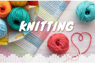 crochet or knit beautiful handmade items and custom patterns
