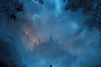 draw fantasy book cover, illustration
