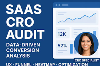 perform cro audit for your saas website to increase conversions