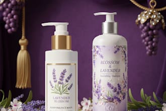 create custom product label design