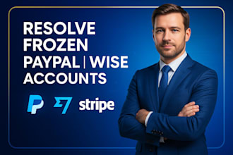 fast recovery of frozen or blocked paypal, wise, stripe funds