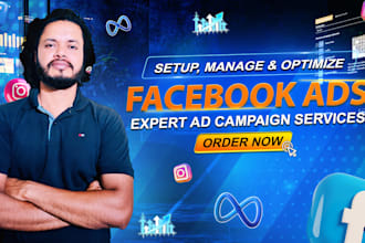 run shopify facebook ads campaign management and instagram advertising marketing