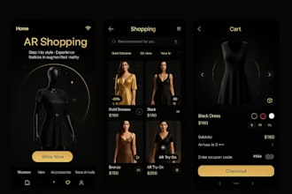 develop a stunning ar shopping app with 3d product visualization