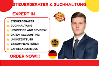 do german taxadvisor steuerberater finanzamt buchhaltung lexware lexoffice datev