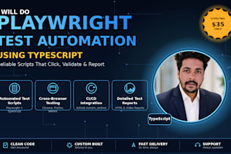 build playwright typescript automation testing framework ai assisted