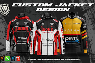 create a professional jacket design