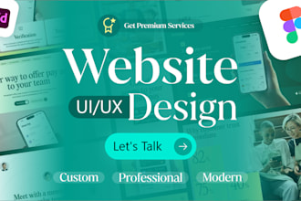 a modern user centric website UI UX in figma to boost conversion