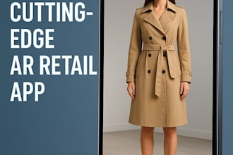 design and develop an ar retail app with virtual try on features