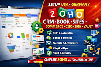 usa zoho CRM zoho book sites commerce zoho sign zoho desk zoho one zoho flow