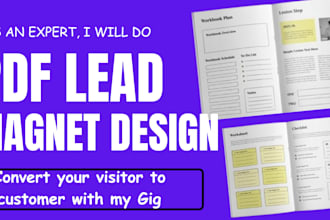 design pdf lead magnet, freebie and ebook lead magnet cover
