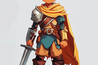 create simple 2d game characters