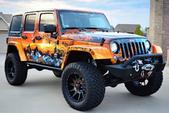 create professional car wrap , vehicle wrap