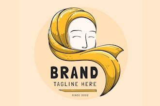make awesomne scarf logo design