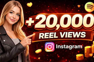 do promotion 20,000 instagram reels views