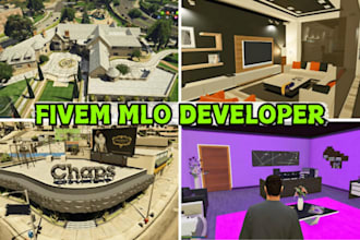 create custom redm mlo design, redm map building, redm server mlo