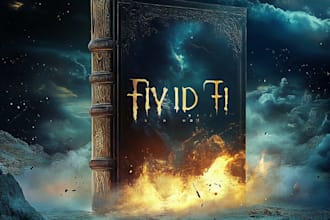 design fantasy, sci fi, horror and dystopian book cover art