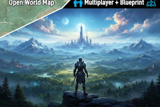 create unreal engine game with multiplayer development blueprint 3d