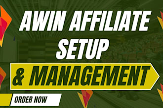 create and set up your  affiliate awin strategy   account