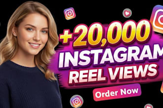 manage to grow your 20,000 instagram reel views
