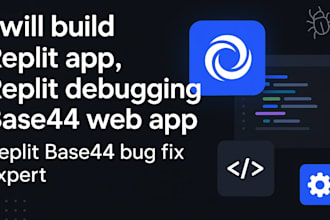 build replit app, replit debugging, base44 web app, replit base44 bug fix expert
