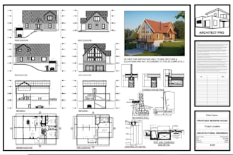 make architectural and construction drawing in autocad