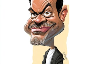 do digital caricature portraits for publishing
