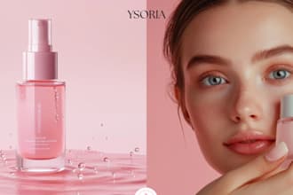 do luxury skin care website, cosmetics, spa, nails, perfume, beauty website