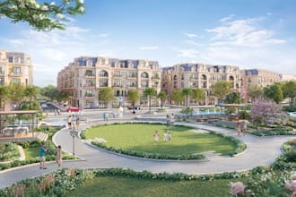 3d mixed use building,eco resort marketing, residential plaza, school city park