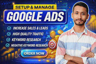 be your google ads specialist and PPC expert