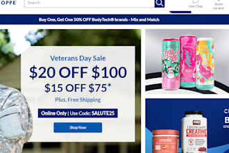 design health supplement shopify store vitamin website supplement dropshipping