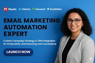 set up your email automation campaigns in mautic, mailwizz, moosend, sendinblue