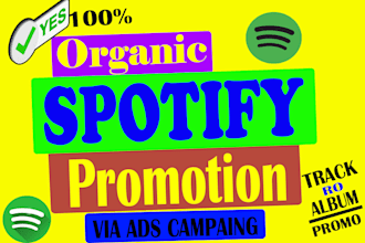do spotify music promotion and ads promotion