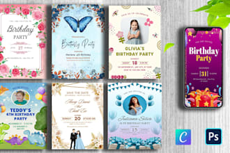 design birthday invitation for kids