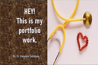 design a professional medical presentation for you