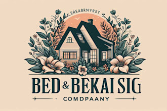 make different bed breakfast logo for your company