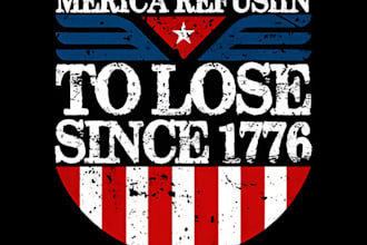 do unique political, campaign, election logo and t shirt design