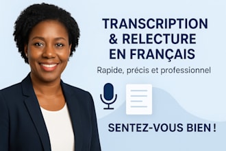 transcription des audios de conférence