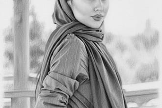 create a hyperrealistic pencil sketch from your photo