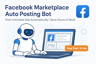 create a powerful facebook marketplace automation bot for posting ads