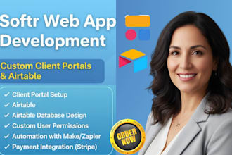 softr client portal, softr webapp, airtable database, airtable automations