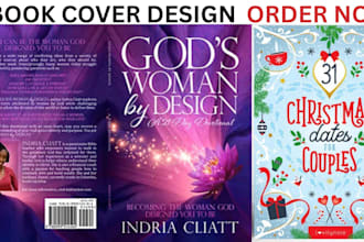 design christmas book cover, christian, memoir self help book cover design