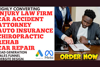 generate injury law car accident attorney car repair leads and build website
