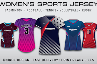 do custom women sport jersey design for your team