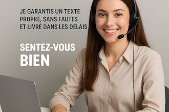transcription en texte structuré
