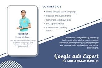 run, manage and optimize your google ads