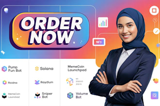 build pump bot crypto pump memecoin polymarket bot raydium volume bot sniper bot