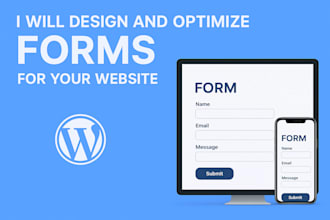 create or fix contact forms, login forms, or signup forms