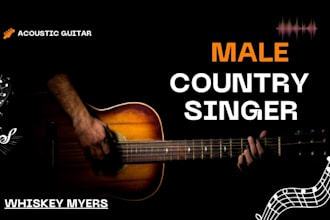 be your professional male country, rock, and folk singer and songwriter